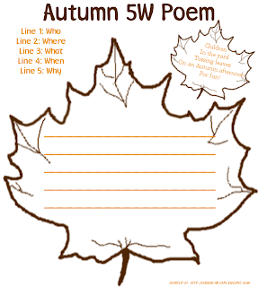 Earning-My-Cape: Autumn Poetry Printables for Kids