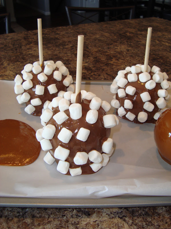 Rocky Road Caramel Apples Dip it in Chocolate