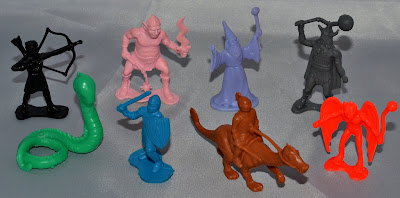 DFC Dimensions For Children 10 Fantasy Wizards Blue Playset Figures 