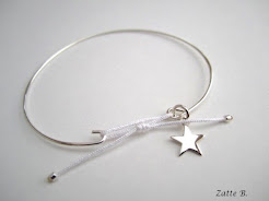 ▪️Silver bangle, white knot and mini star
