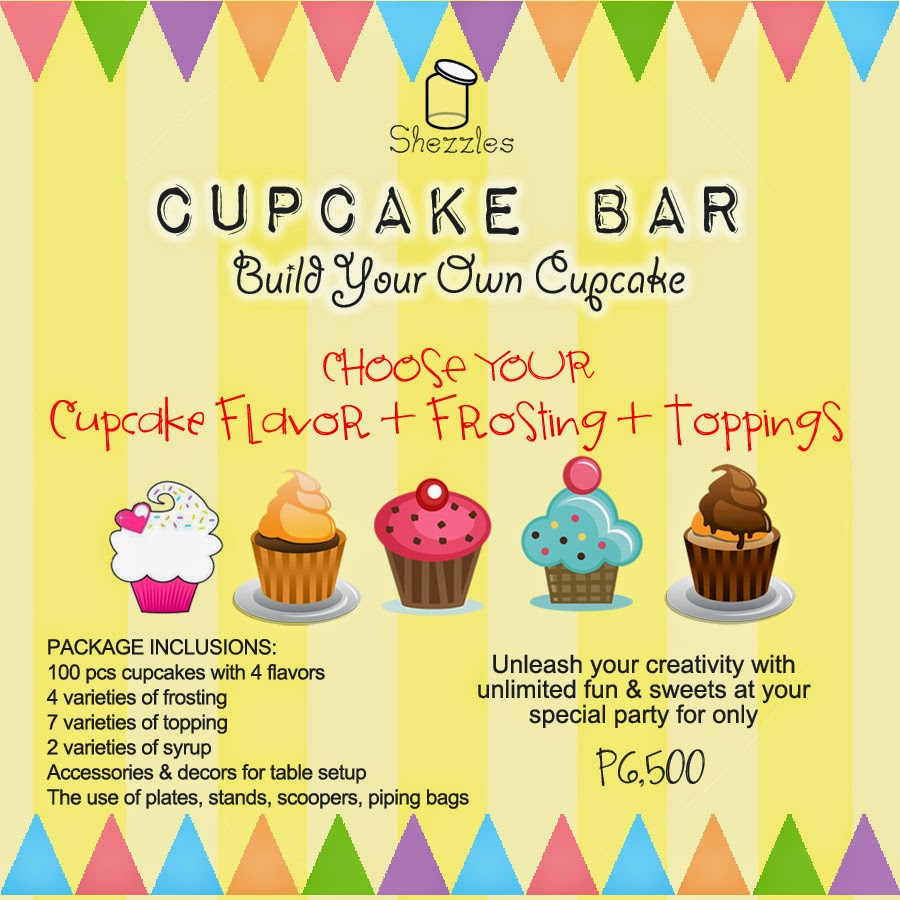 Shezzles Dessert In A Jar Cupcake Bar Build Your Own Cupcake