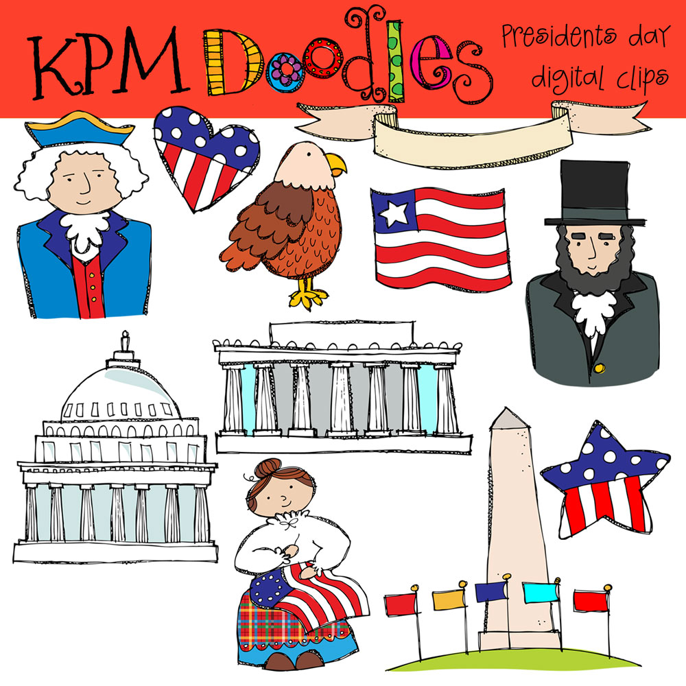 KPM Doodles: Presidents day clip art