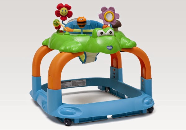 Delta Children. Lil' Frog Walker and Activity Center. Review  (Blu me away or Pink of me Event)