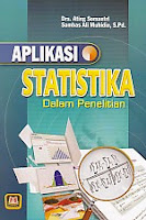 toko buku rahma: buku APLIKASI STATISTIKA DALAM PENELITIAN, pengarang ating somantri, penerbit pustaka setia