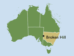 Broken Hill Australia Map