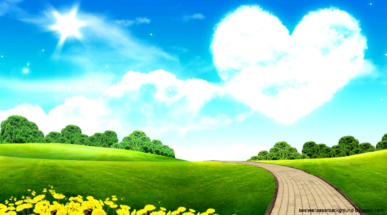 Photoshop sunny summer landscape wallpaper 2 1 1366x768 Photoshop sunny summer landscape wallpaper 2 1 1366x768