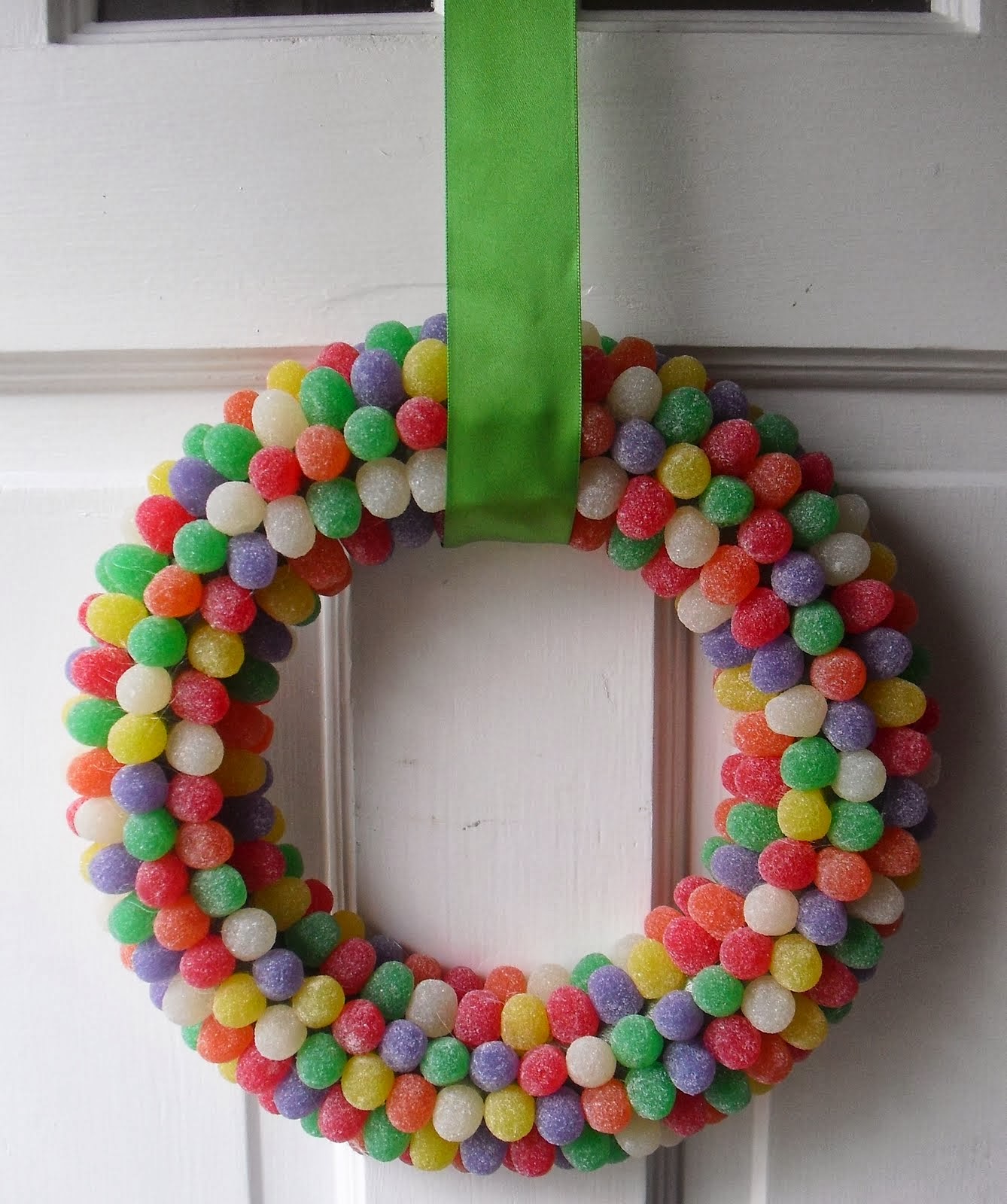 DIY Gummy Gumdrops Wreath DIY Craft Projects