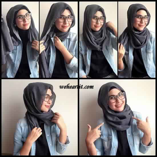 Tutoriel Hijab avec lunettes