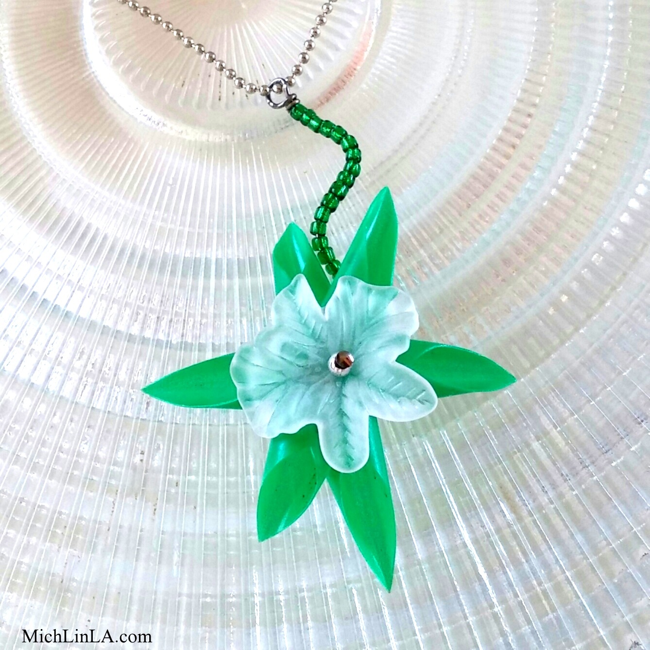 Mich L. in L.A. More Upcycled Drinking Straw Jewelry Make A Posy Necklace