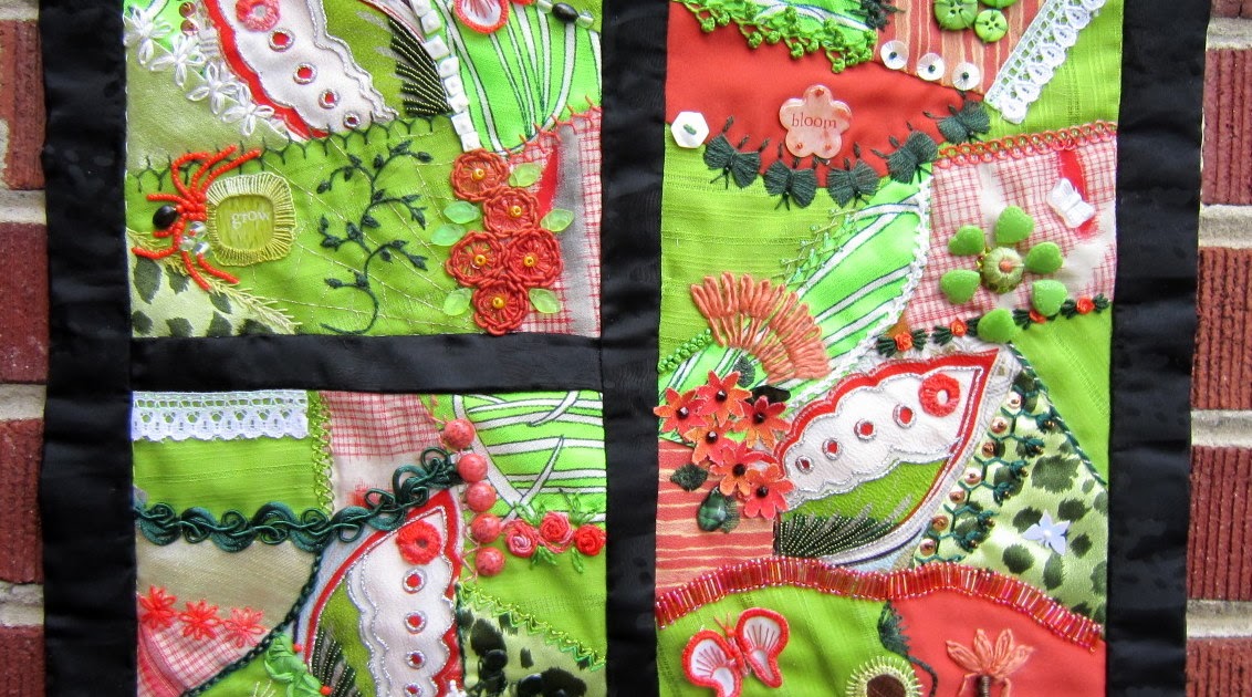 Hooray for Needlework! Crazy Quilts are Quilts, Too