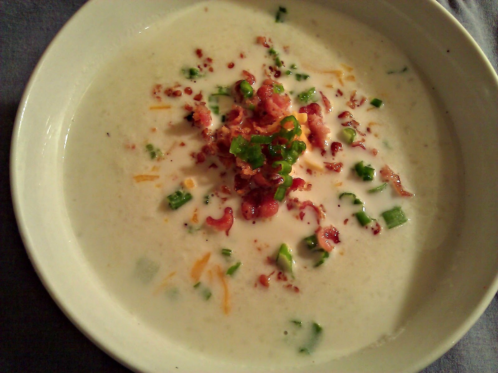 Cookin With Evilone Loaded Baked Potato Soup (425 Calories)
