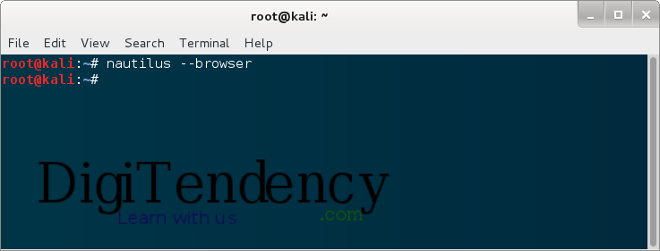 open file explorer via nautilus(www.digitendency.com) open file explorer via nautilus(www.digitendency.com)