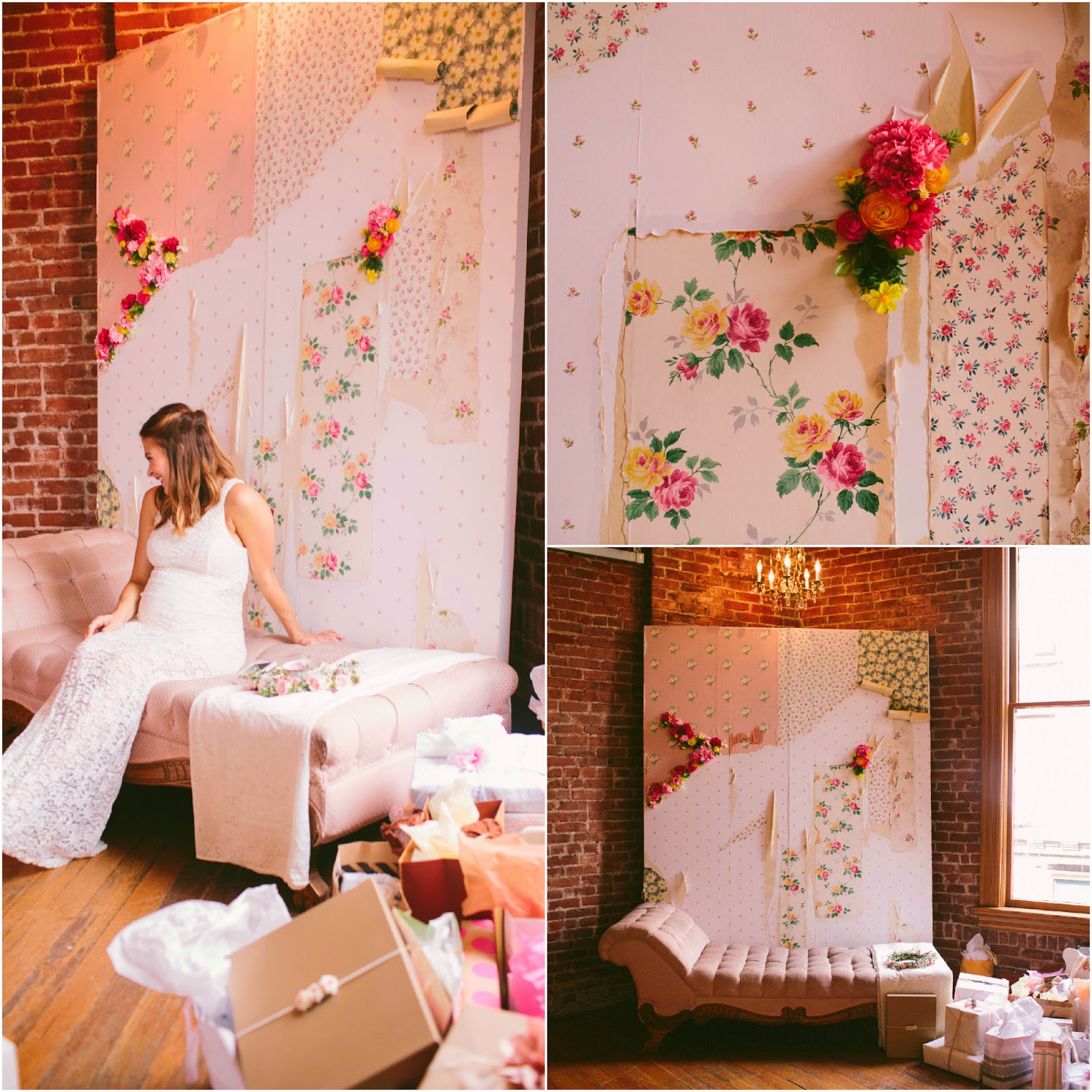 vintage pretty Little Flower Baby Shower