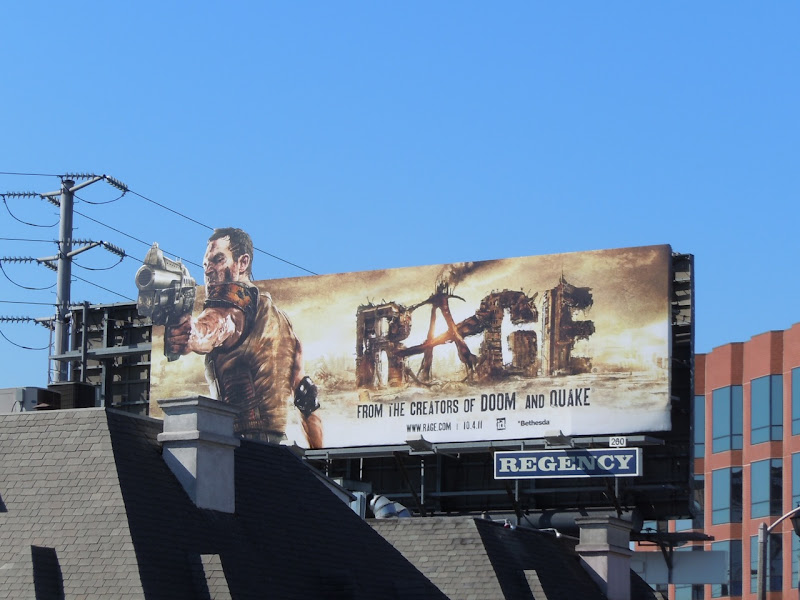 Rage game billboard