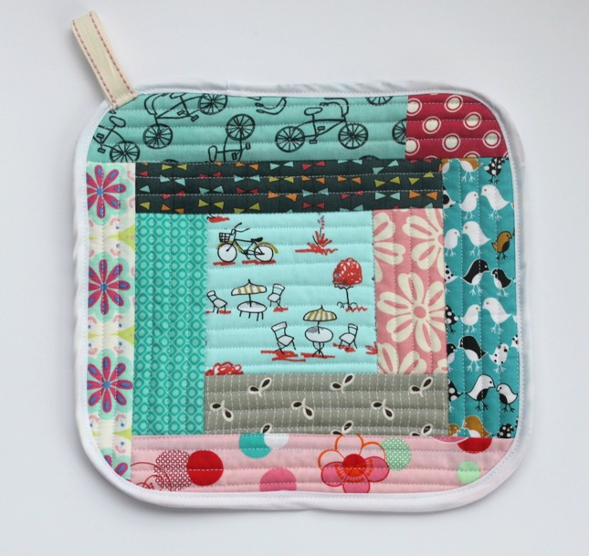 Quilt As You Go Pot Holders Sew Delicious