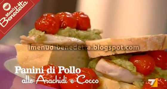 Panini di Pollo alle Arachidi e Cocco di Benedetta Parodi