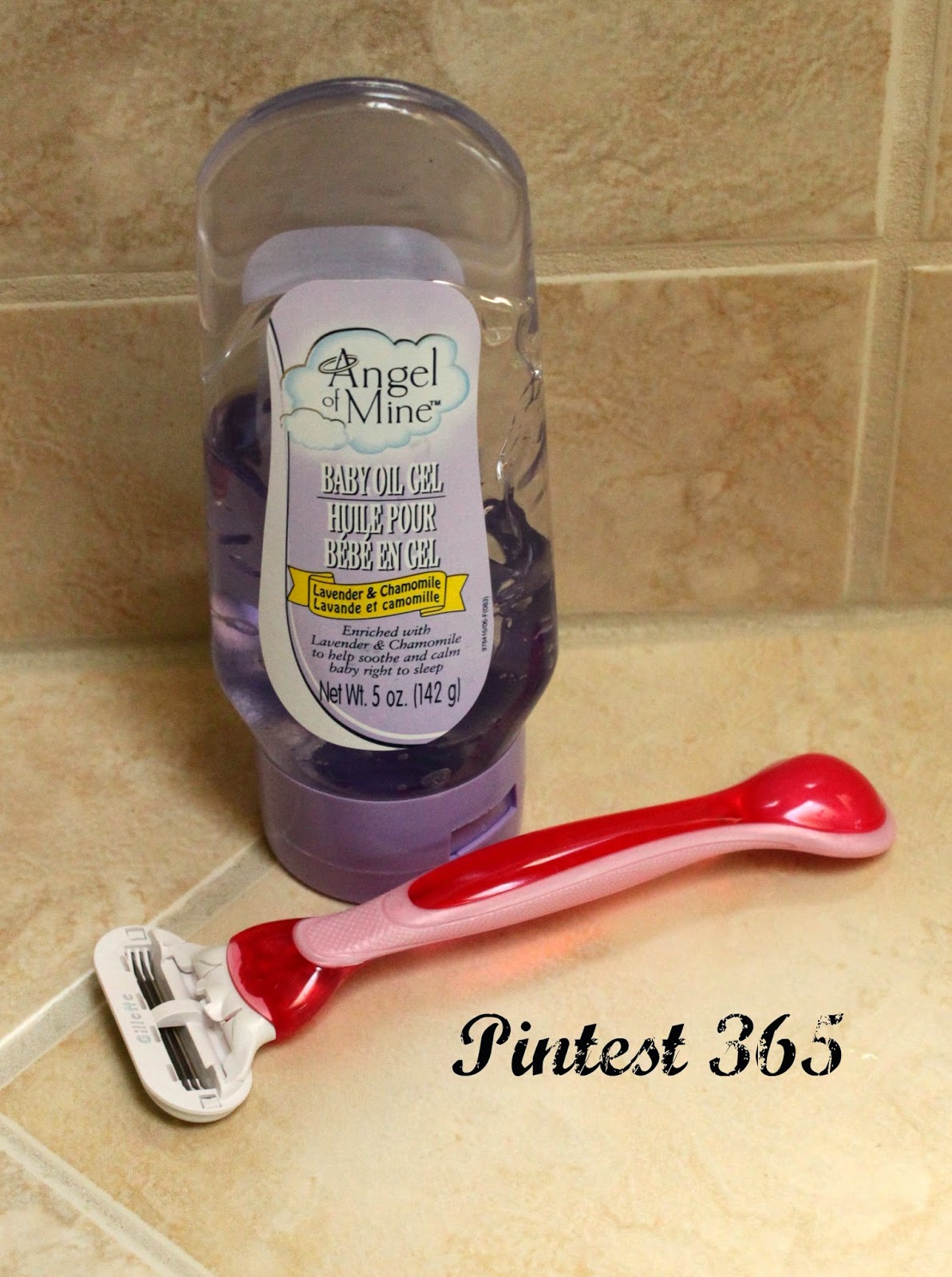 Pintest 365. Day 99 Baby Oil Gel for Shaving (fail).