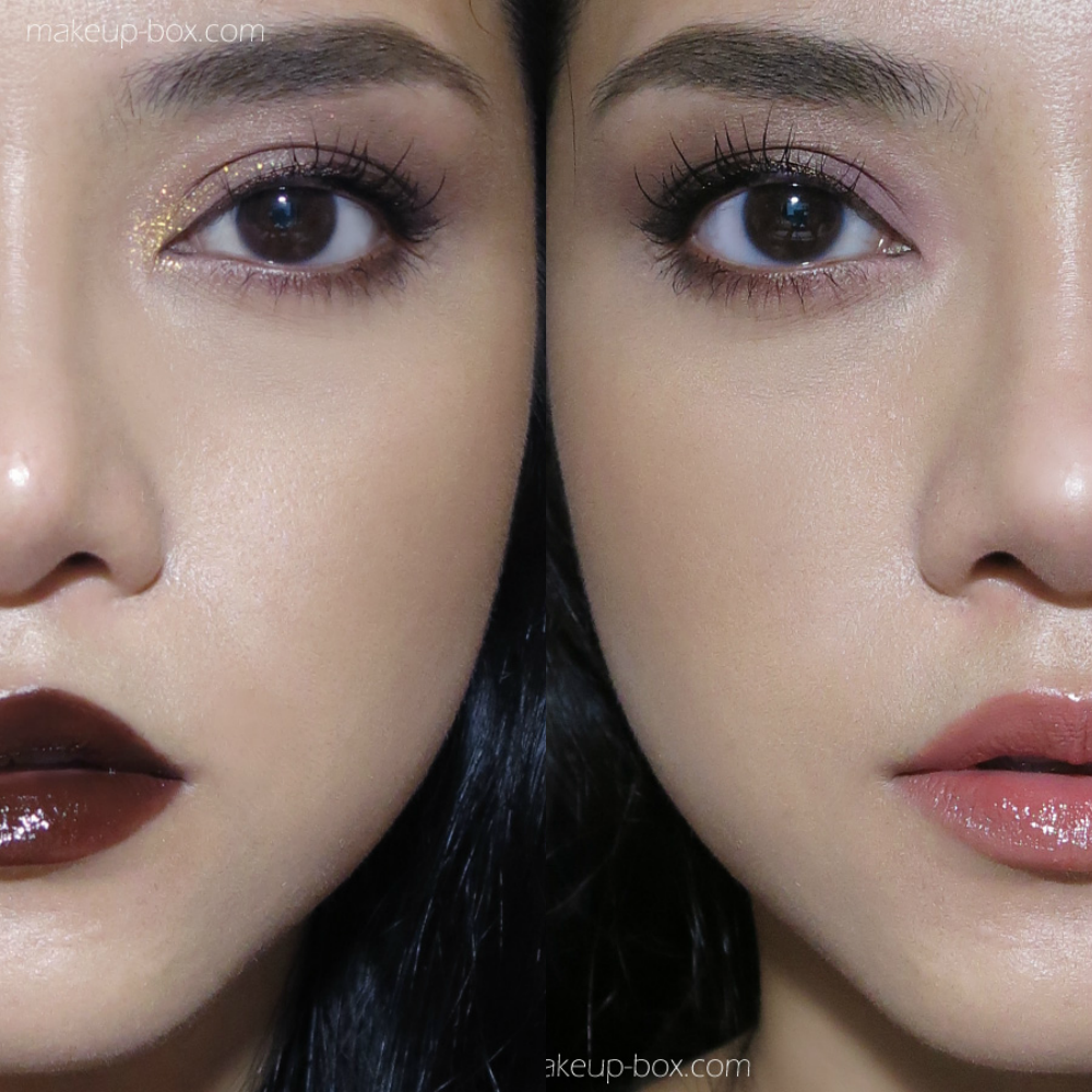 The Makeup Box Mocha tones Coffee lids and cocoa lips (plus a softer