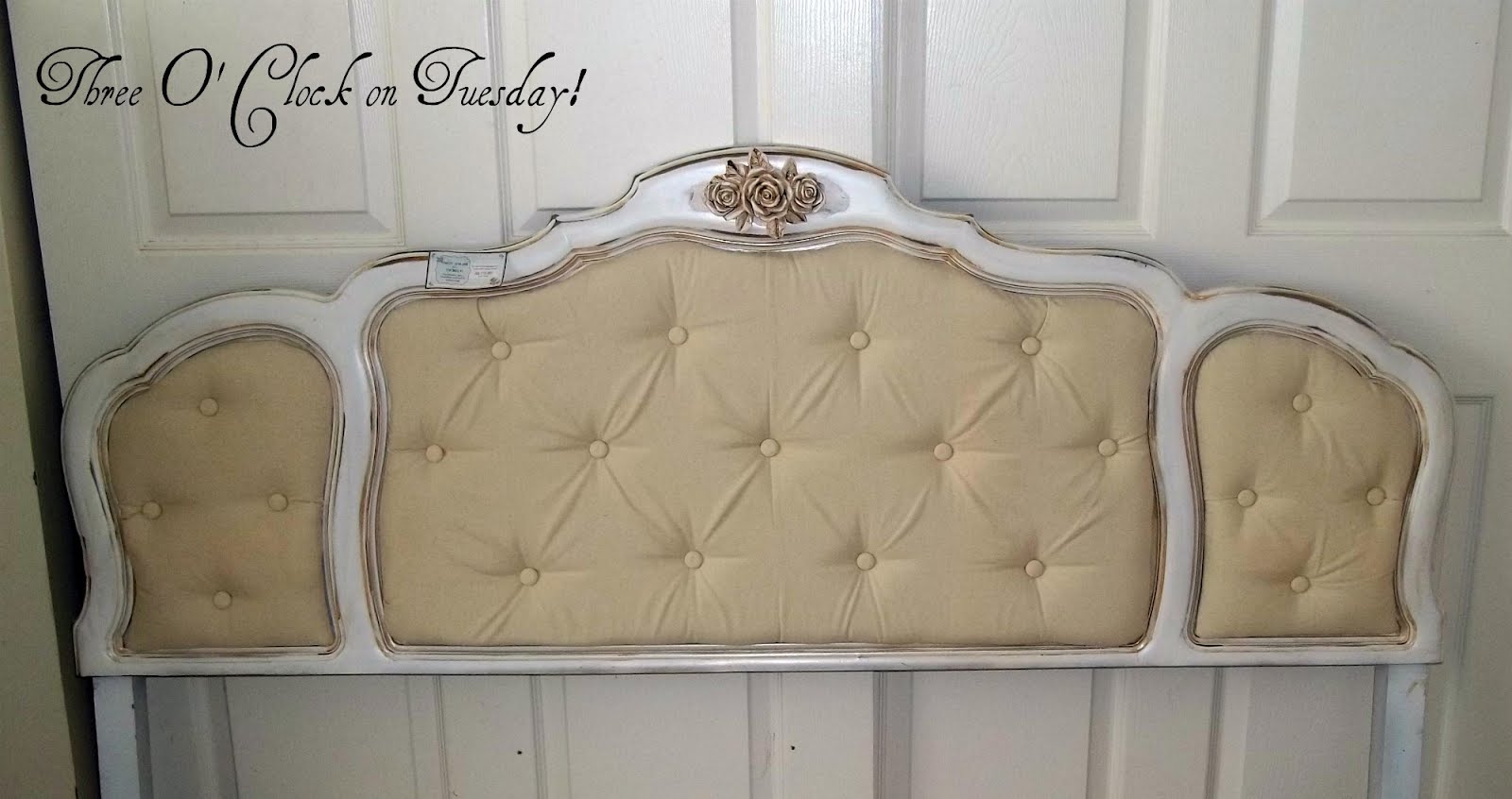 three o clock on tuesday sold beautiful shabby chic full size tufted headboard three o clock on tuesday sold beautiful shabby chic full size tufted headboard