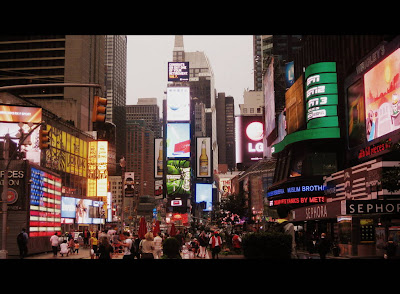 Time Square in New York, NY - Photo by Michelle Judd of Taste As You Go