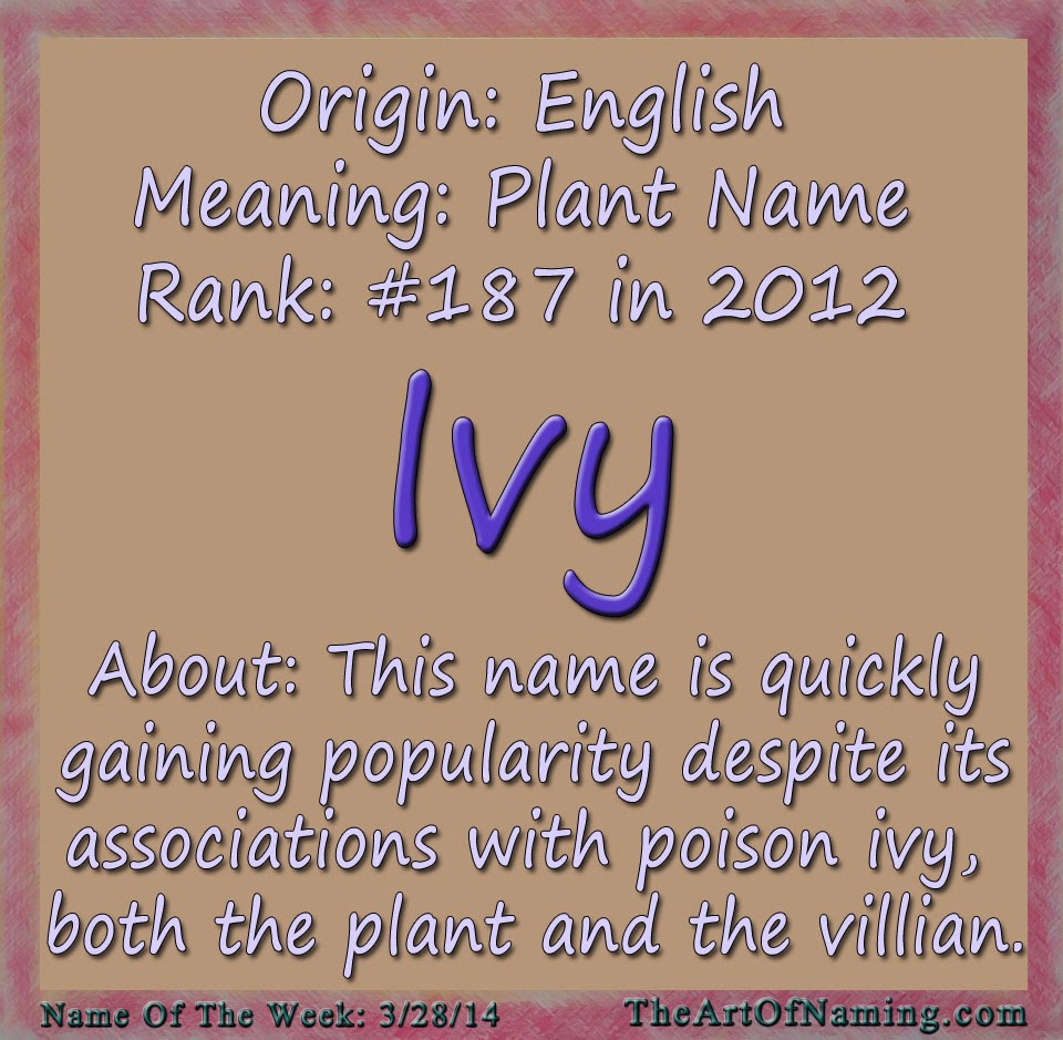 The Art of Naming Ivy