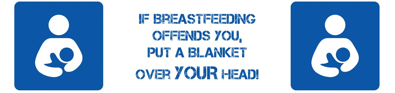 If breastfeeding offends you, put a blanket over YOUR head!