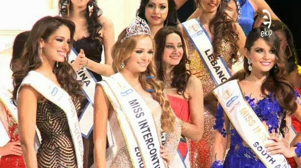 Miss Intercontinental 2013 winner Russoa Ekaterina Plekhovm