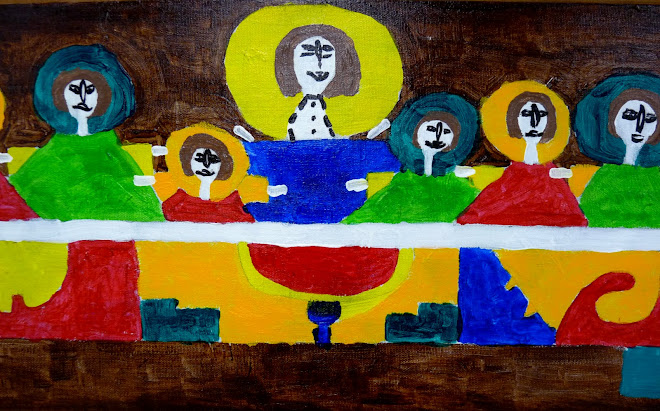 Painting "The Last Supper" by: Serge Leonard