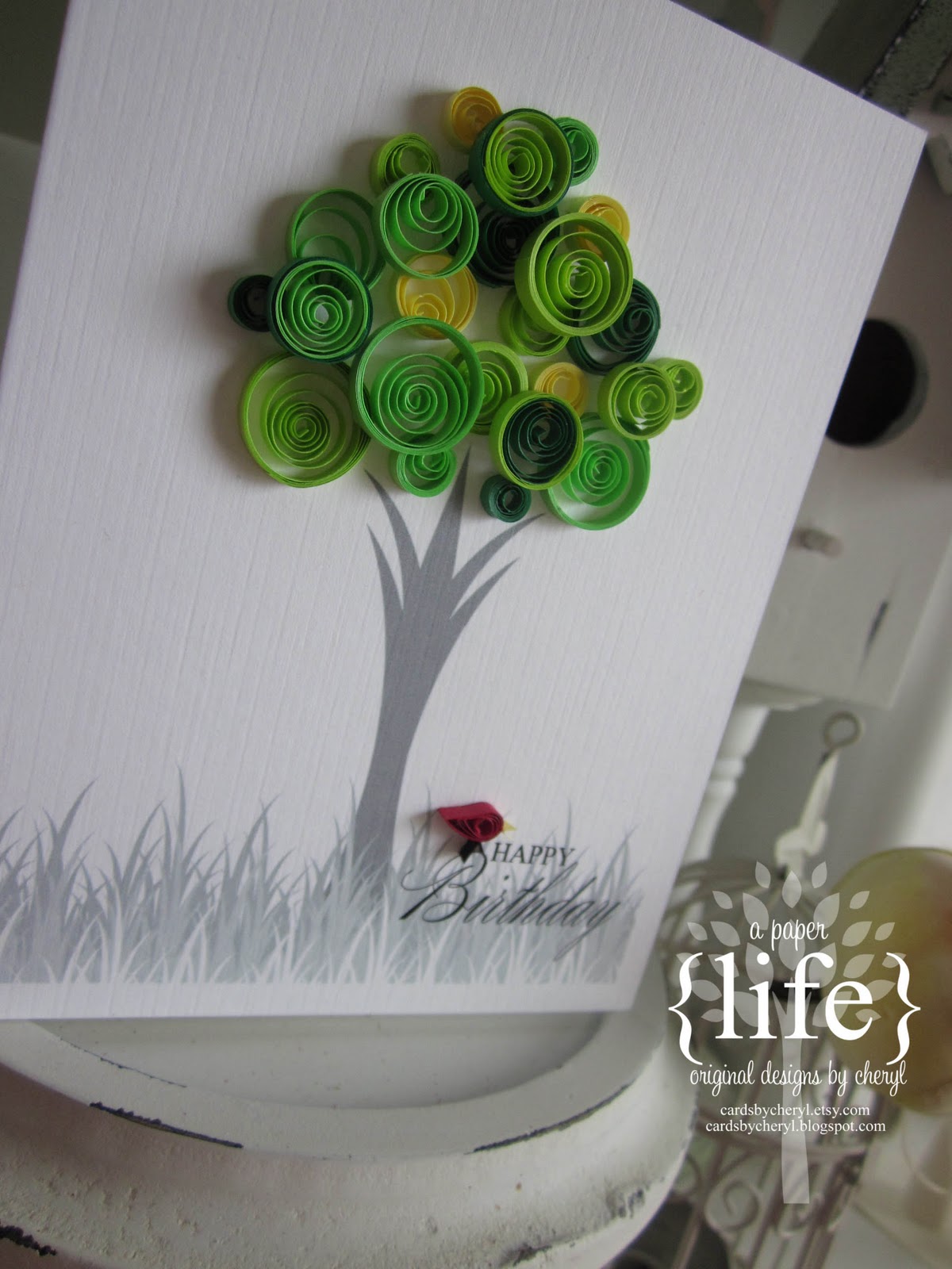  quilled spring tree