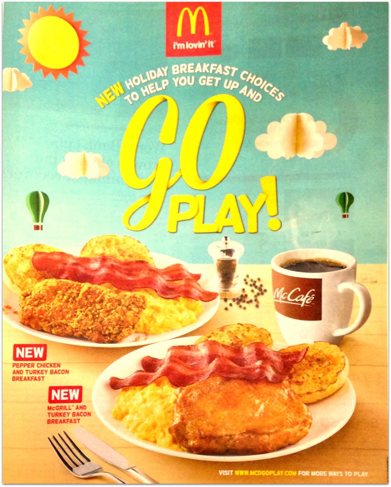 McDonald's New Holiday Breakfast Choices - McGrill™ and Turkey Bacon