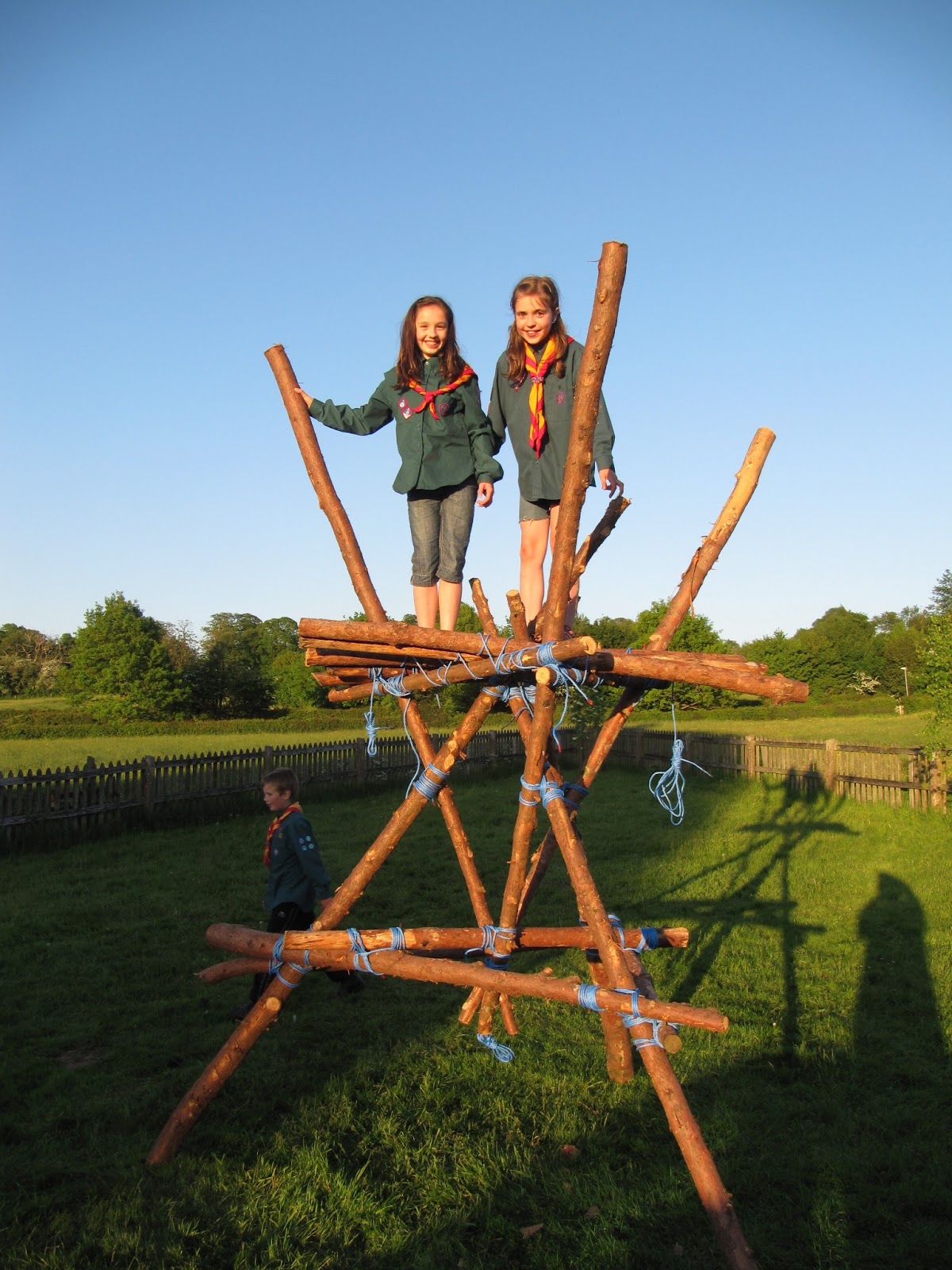 1st Meriden Scouts Pioneering Tripod Tower