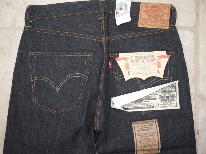 Vintage Levis Levi Strauss LVC 501XX big capital e denim jeans