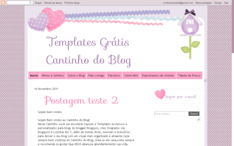Templates Para Blog Feminino Html