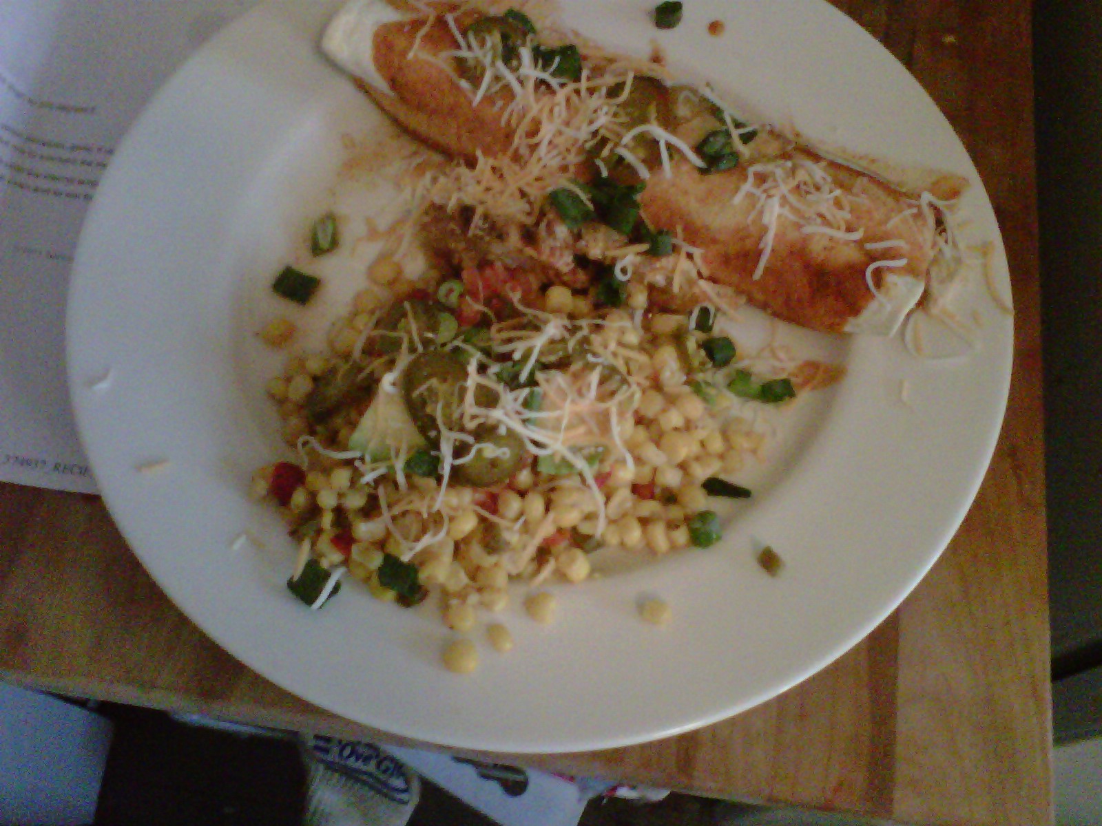 Diva Says What Diveats Chicken Enchildas, Ole!