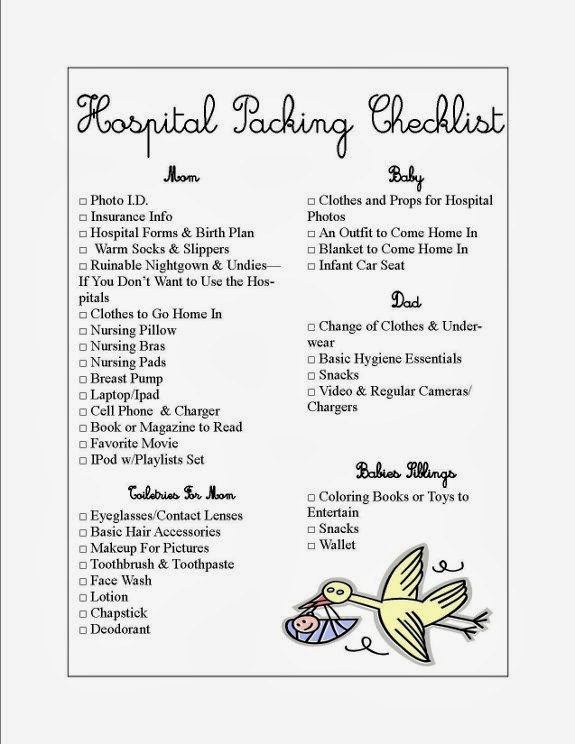 Diary of a Fit Mommy What You TRULY Need In Your Hospital Bag