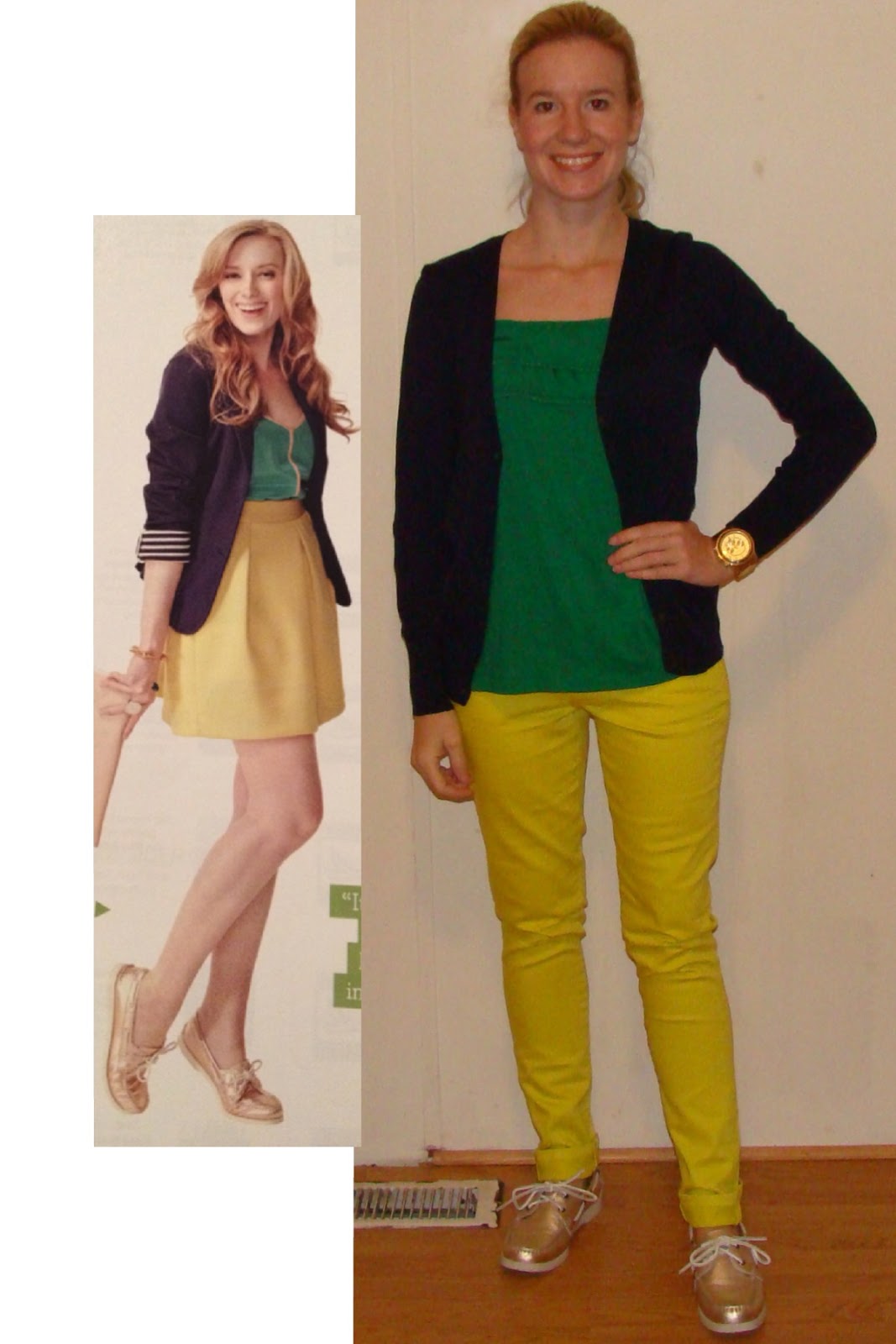 michael kors yellow jeans