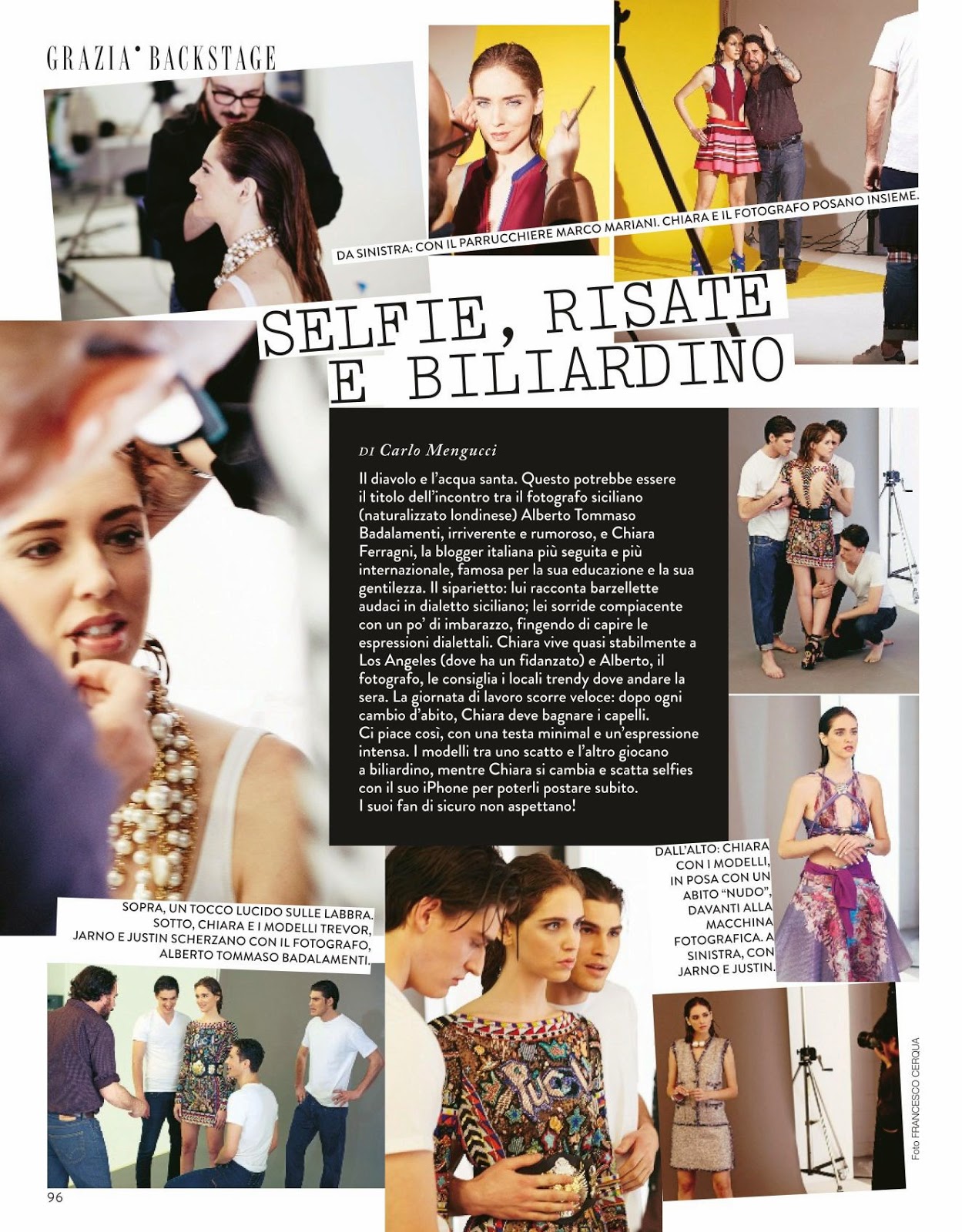 Magazines - The Charmer Pages : Chiara Ferragni For Grazia Magazine