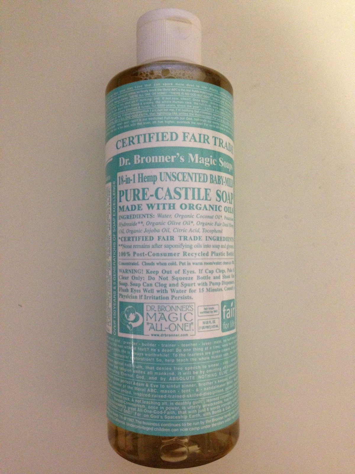 LonelyKiwee REVIEW DR. BRONNER'S CASTILE SOAP