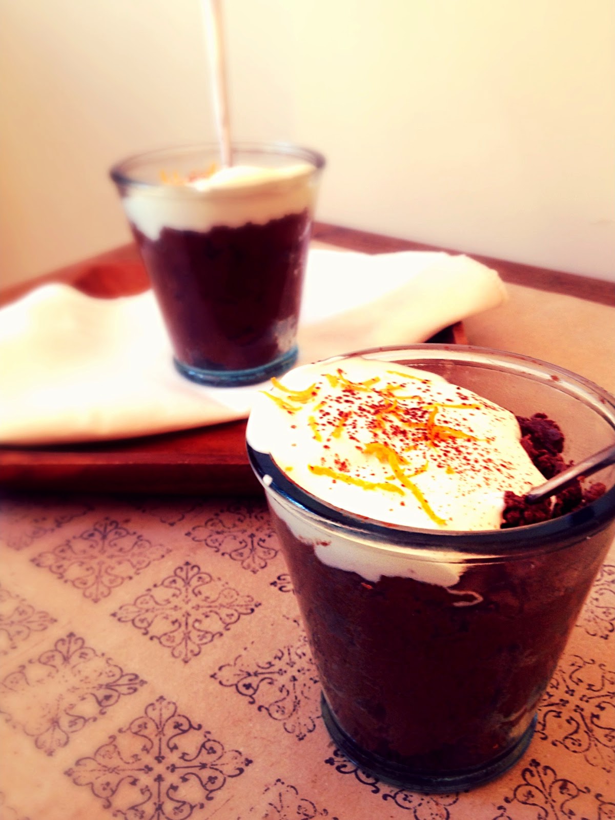 Mousse de chocolate con dos ingredientes de Hervé This