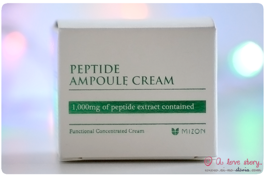 Ai no storia.. ♥ REVIEW Mizon Peptide Ampoule Cream