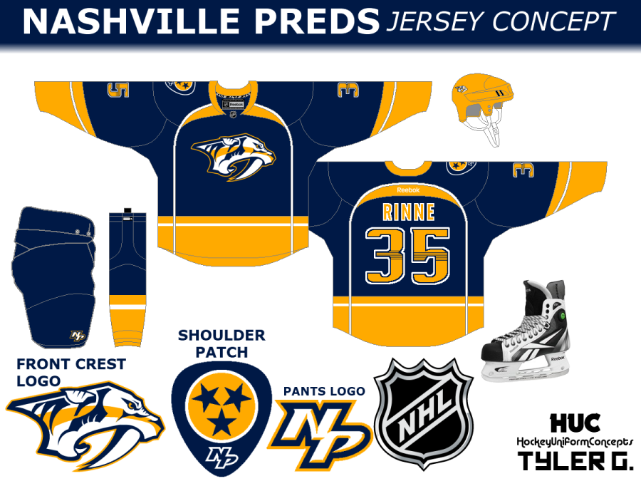 Nashville Predators concept (by Tyler G.) Nashville Predators concept (by Tyler G.)