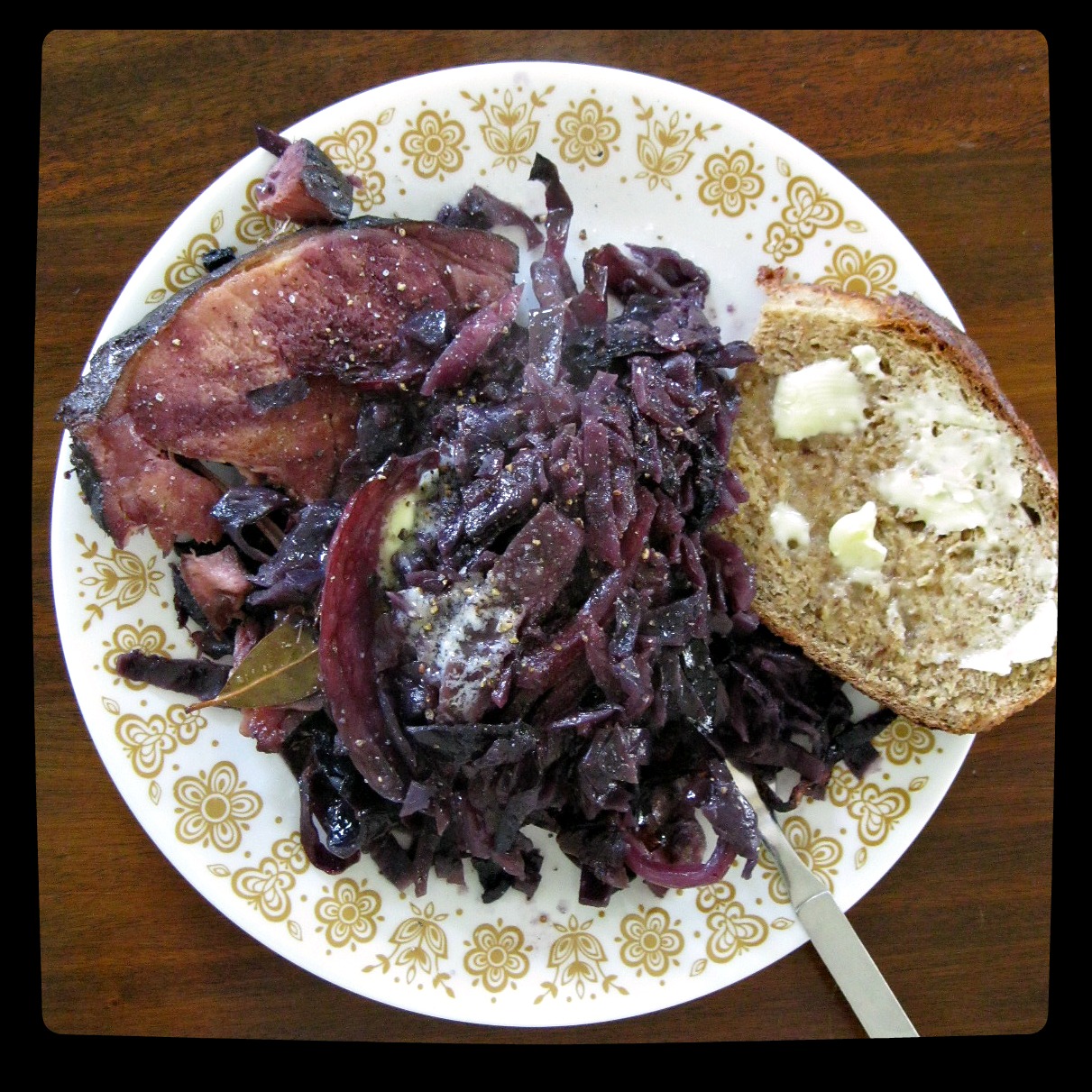 ...Make It With Me Smoked Pork Chops and Purple Cabbage with Home