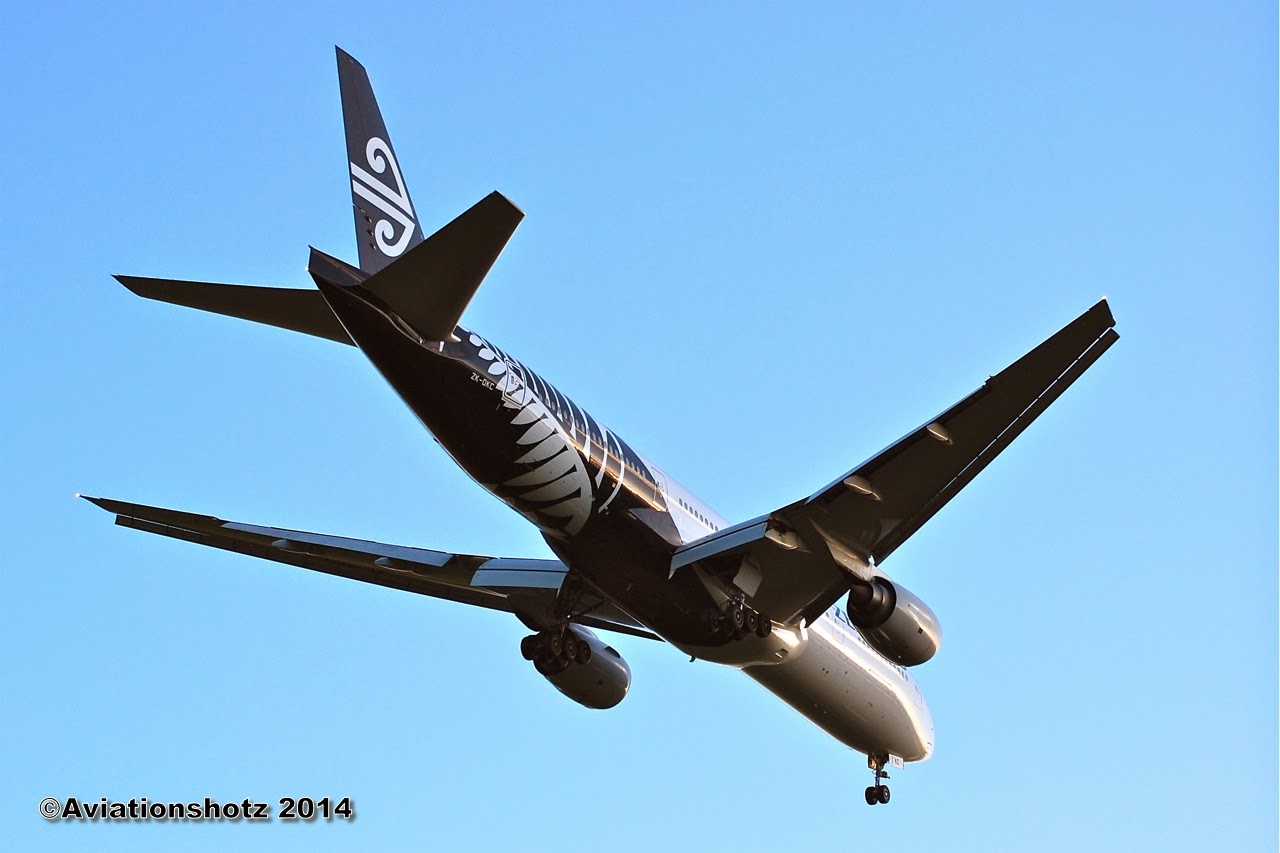 Aviationshotz: Air New Zealand - ZK-OKC Approach