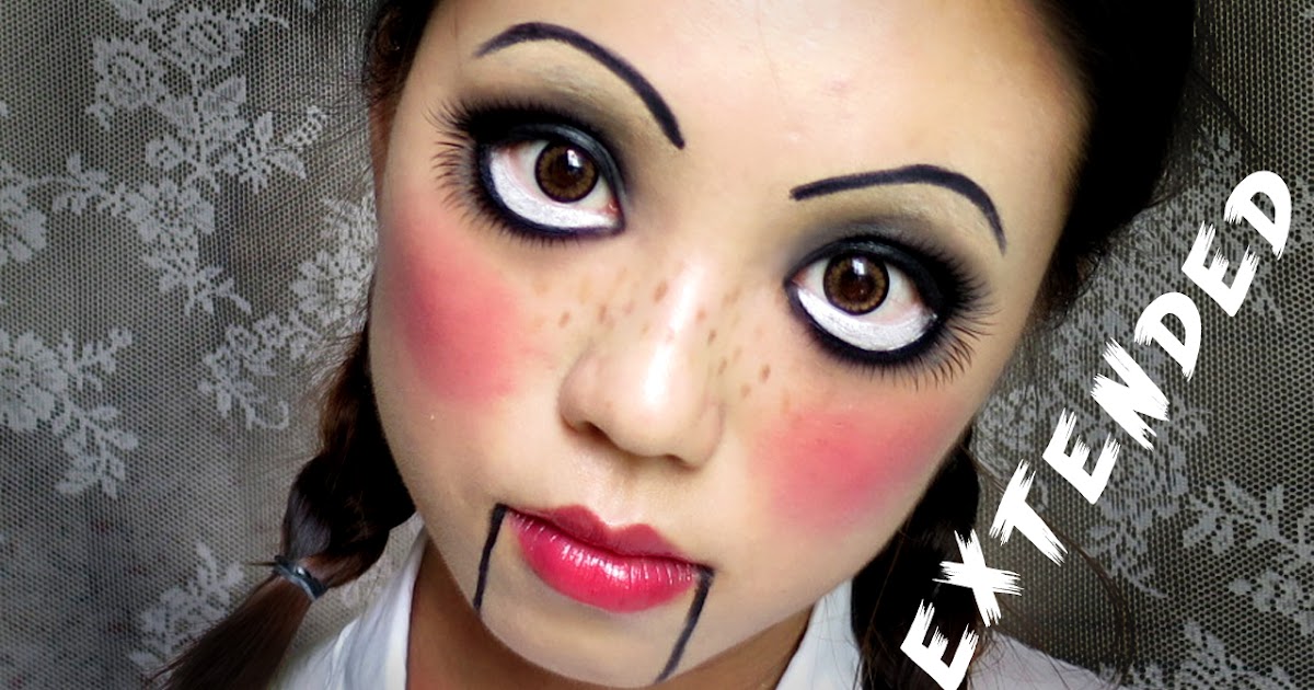 Easy Halloween Makeup Creepy Cute Doll MADOKEKI makeup reviews
