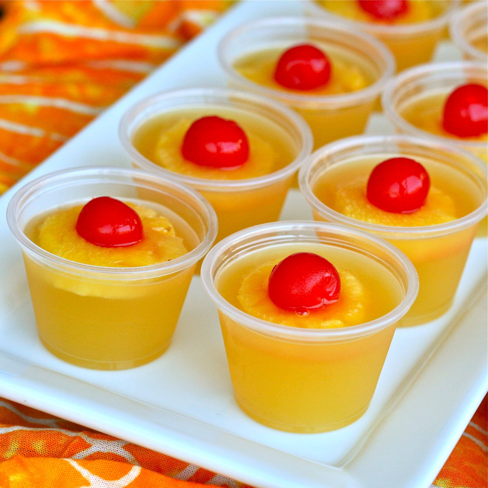 pineapple upside down cake jello shot