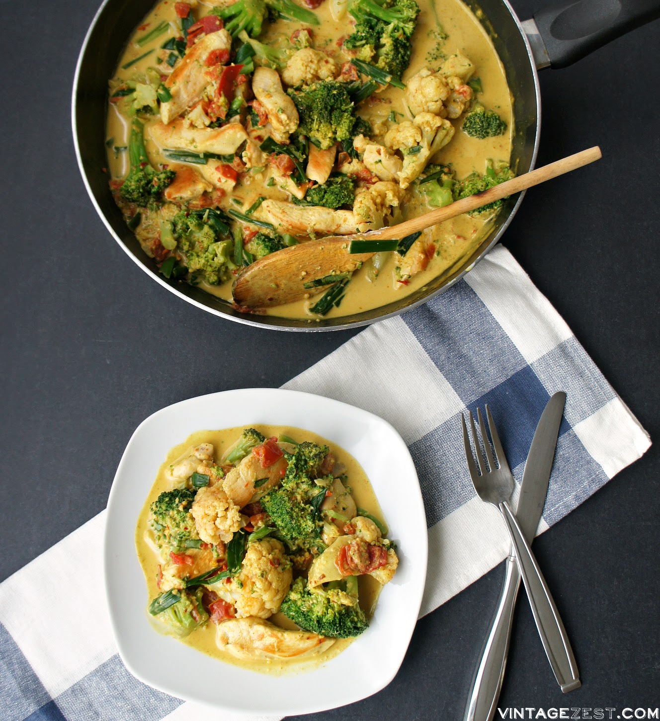 Chicken & Veggie Coconut Curry on Diane's Vintage Zest!  #recipe #healthy