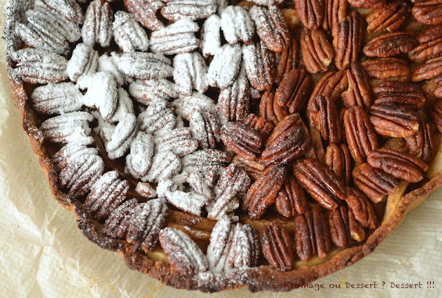 tarte poire pacanes aux épices de Noël 