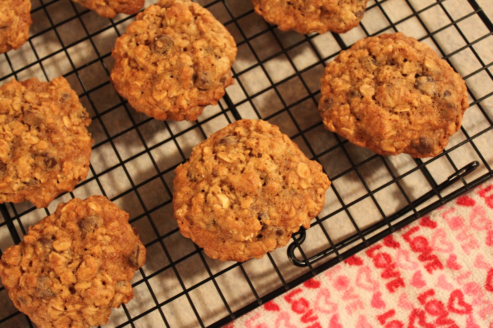 Explore Love Eat Oatmeal Dark Chocolate Chip Cookies