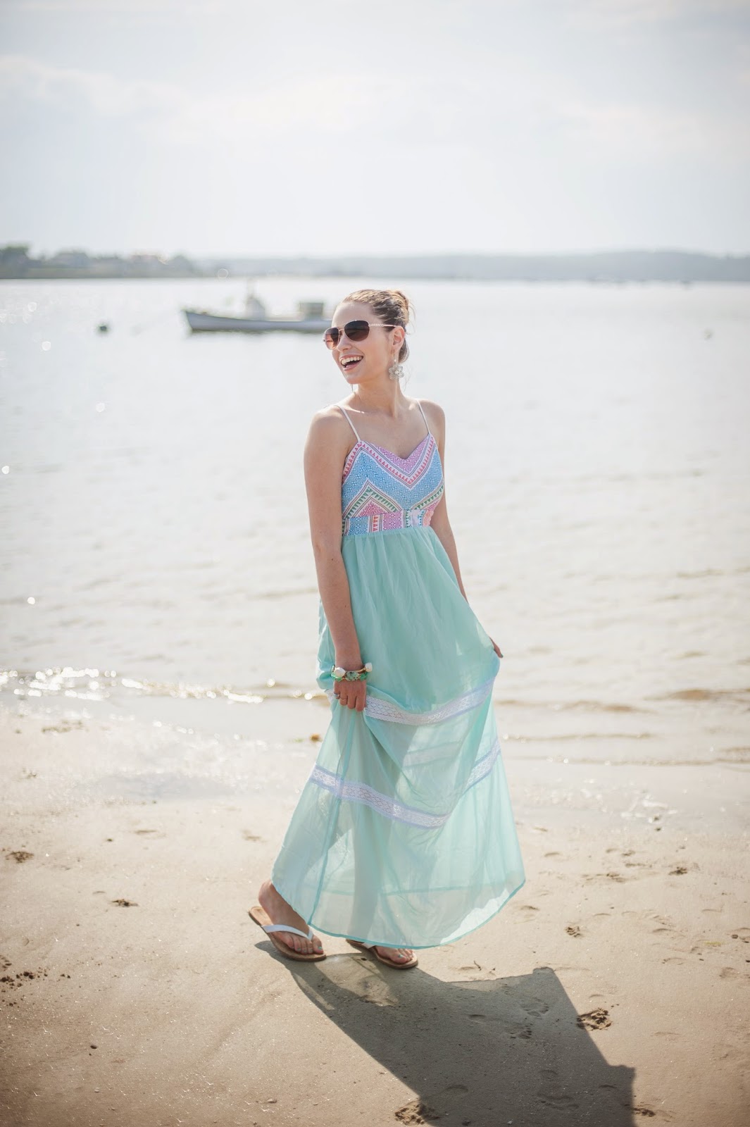 OOTD Minty Maxi {Collab with The Mint Julep Boutique} Southern Belle