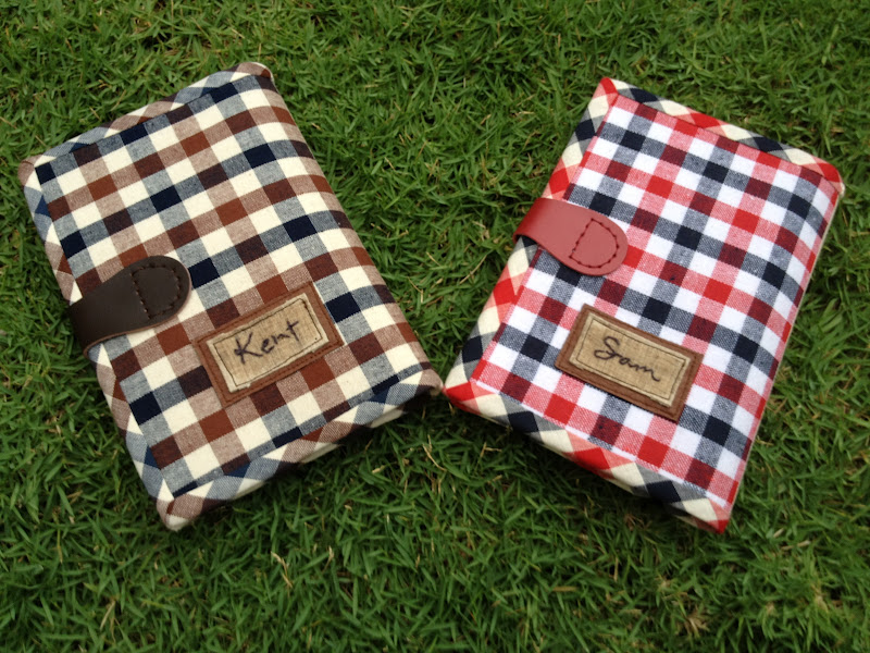 Sharmaine's Handmade Haven Couple Travel Story Passport Holder (Custom